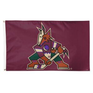 NWT Arizona Coyotes Team Flag *Kachina 3ftx5ft